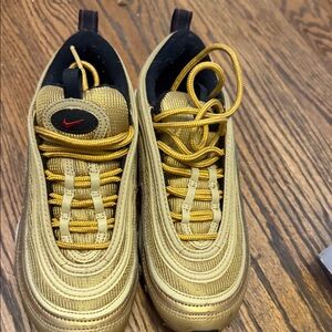 Nike Kids Metallic Gold Sneakers